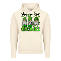 Vintage Artic shamrockin' with my gnomies st patrick's day Vintage Hoodie - Jasminsmagicworld