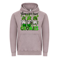 Vintage Zinc shamrockin' with my gnomies st patrick's day Vintage Hoodie - Jasminsmagicworld