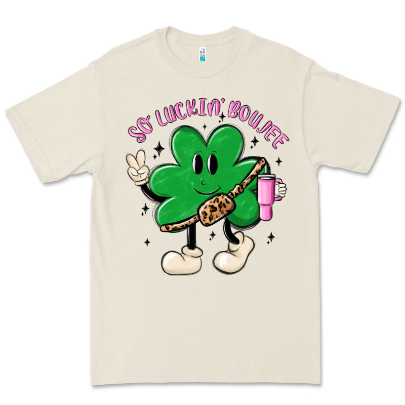So Luckin Boujee Premium Tee by MaliasSmallBusiness | Teevron