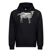 Black saanen goat Urban Hoodie - LillyAllenDesigns