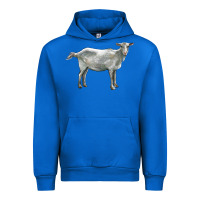 Cobalt saanen goat Urban Hoodie - LillyAllenDesigns