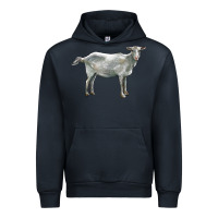 Navy saanen goat Urban Hoodie - LillyAllenDesigns
