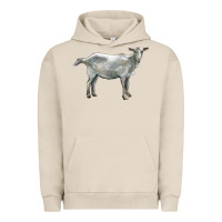 Pigment French Oak saanen goat Urban Hoodie - LillyAllenDesigns
