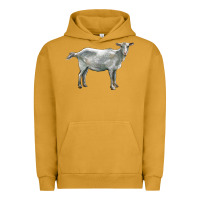 Pigment Peanut Butter saanen goat Urban Hoodie - LillyAllenDesigns