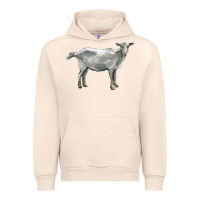 Sandshell saanen goat Urban Hoodie - LillyAllenDesigns
