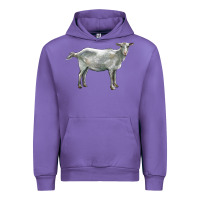Tulip saanen goat Urban Hoodie - LillyAllenDesigns