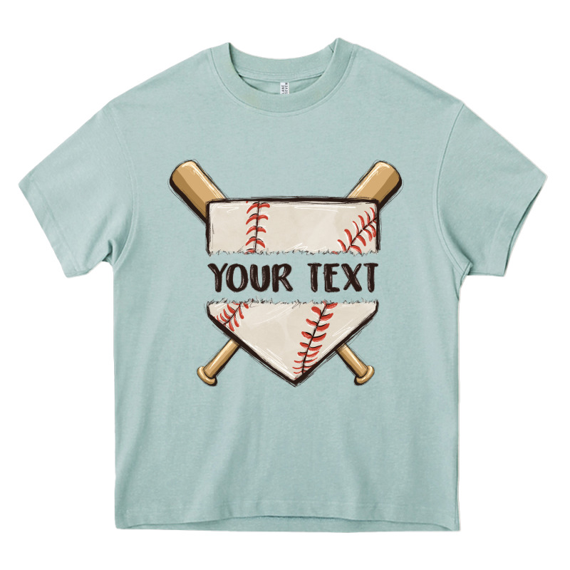 Preview Custom Baseball Heavy Core Tee by MaliasSmallBusiness | Teevron