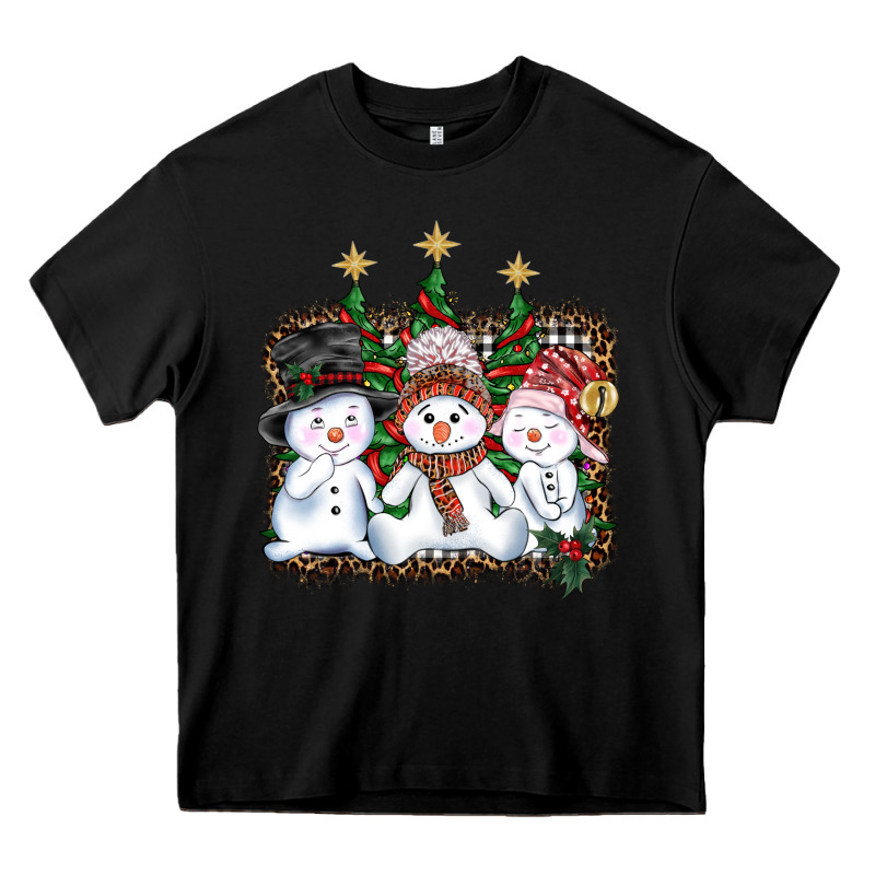 Christmas Snowman Heavy Core Tee by AdoDesignShop | Teevron