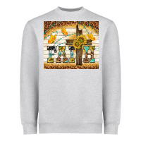Heather Grey faith with cross Heavyweight Sweatshirt - TumblerDesignByShophia