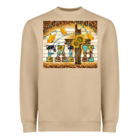 Mushroom faith with cross Heavyweight Sweatshirt - TumblerDesignByShophia