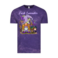 Cloud Purple fresh lavender gnome Vintage Tee - BarkalooDesign