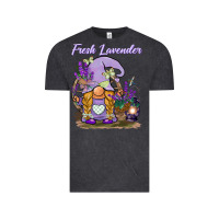 Vintage Black fresh lavender gnome Vintage Tee - BarkalooDesign