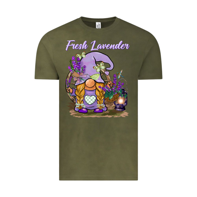 Fresh Lavender Gnome Vintage Tee by BarkalooDesign | Teevron