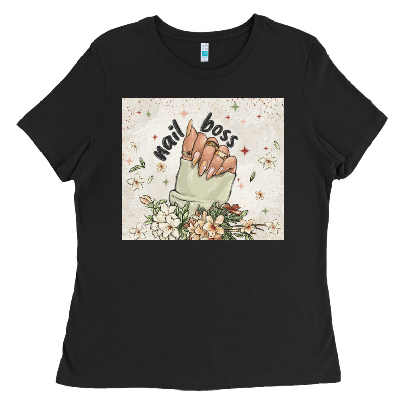 Nail Boss Ladies Tee by MaliasSmallBusiness | Teevron