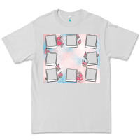 Dove Grey add your text photo collage life Premium Tee - MaliasSmallBusiness