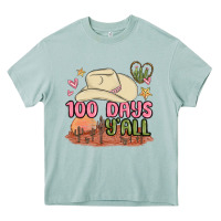 Arona 100 days y'all malia Heavy Core Tee - MaliasSmallBusiness