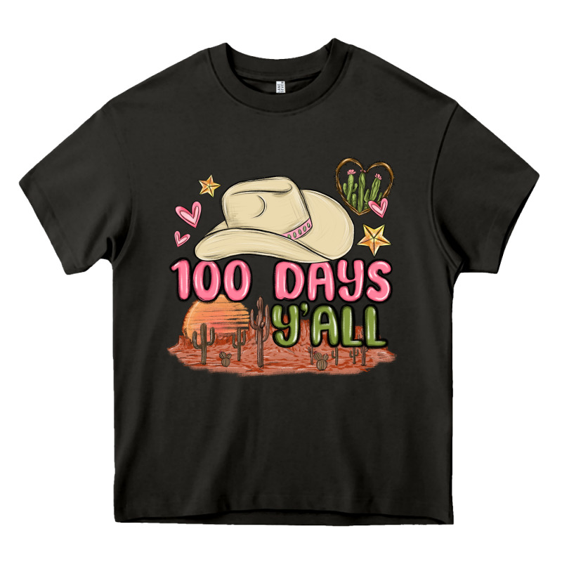 100 Days Y'all Malia Heavy Core Tee by MaliasSmallBusiness | Teevron