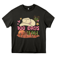 Asphalt 100 days y'all malia Heavy Core Tee - MaliasSmallBusiness