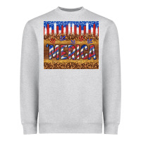 Heather Grey 'merica Heavyweight Sweatshirt - TumblerDesignByShophia