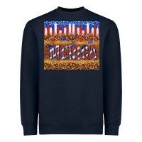 Navy 'merica Heavyweight Sweatshirt - TumblerDesignByShophia