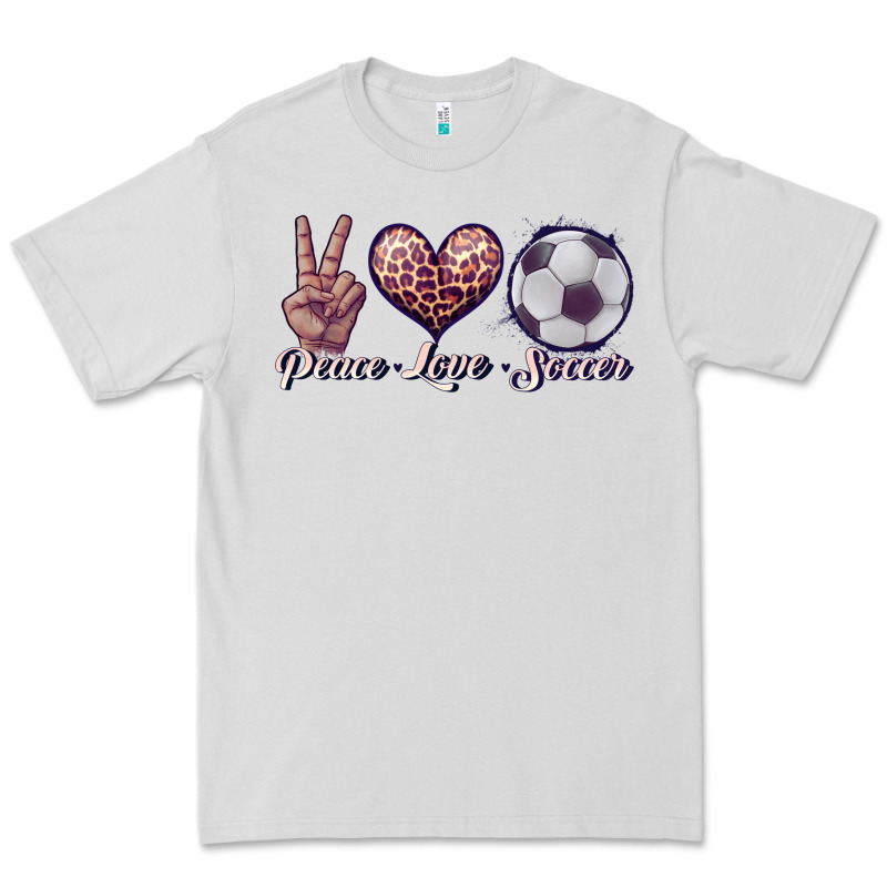 Peace Love Soccer Premium Tee by JahusDesignShop | Teevron