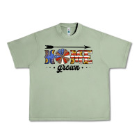 Oil Green home grown american flag windmill Urban Heavy Tee - Jasminsmagicworld