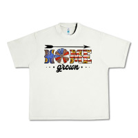 Pistachio home grown american flag windmill Urban Heavy Tee - Jasminsmagicworld