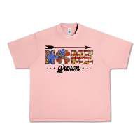 Home Grown American Flag Windmill Urban Heavy Tee | Teevron