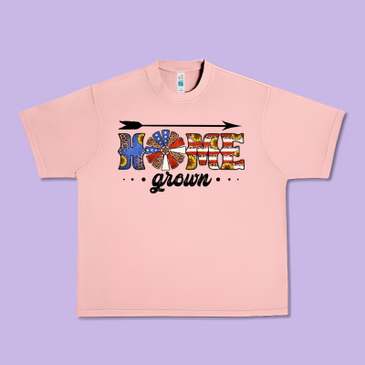 Home Grown American Flag Windmill Urban Heavy Tee Designed By Jasminsmagicworld