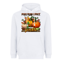 White pumpkin spice junkie Heavyweight Hoodie - BundleAndBundleShop