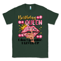 Sports Green birthday queen i dont get older i level up Classic Tee - Artiststas