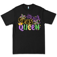 Black mardi gras queen Premium Tee - MaliasSmallBusiness