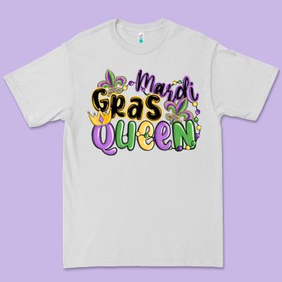 Mardi Gras Queen Premium Tee Designed By Maliassmallbusiness