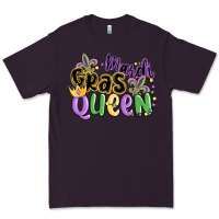 Plum mardi gras queen Premium Tee - MaliasSmallBusiness