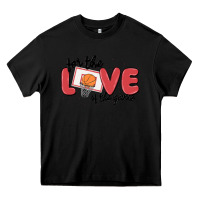 Black for the love of the game Heavy Core Tee - MaliasSmallBusiness
