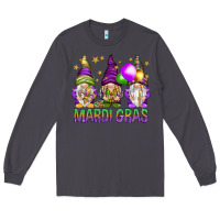 Smoke Mardi Gras crew with gnomes Long Sleeve Tee - NancyCooperArtShop