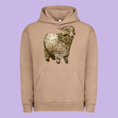 Angora Goat Urban Hoodie Designed By Lillyallendesigns