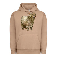 Pigment Burro Angora Goat Urban Hoodie - LillyAllenDesigns