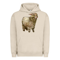 Pigment French Oak Angora Goat Urban Hoodie - LillyAllenDesigns