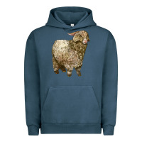 Pigment Midnight Navy Angora Goat Urban Hoodie - LillyAllenDesigns