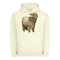 Pigment Pistachio Angora Goat Urban Hoodie - LillyAllenDesigns