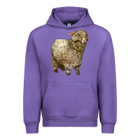 Tulip Angora Goat Urban Hoodie - LillyAllenDesigns