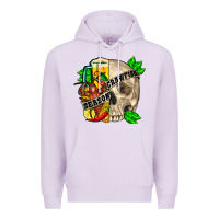 Lilac Skull crawfish season Premium Hoodie - FaDigitalArtStudio