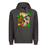 Smoke Skull crawfish season Premium Hoodie - FaDigitalArtStudio