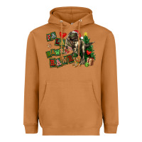 Meerkat Fa La La Trex Christmas Heavyweight Hoodie - FaDigitalArtStudio