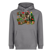 Storm Fa La La Trex Christmas Heavyweight Hoodie - FaDigitalArtStudio