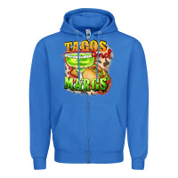 True Royal Tacos and margs Zipper Hoodie - FaDigitalArtStudio