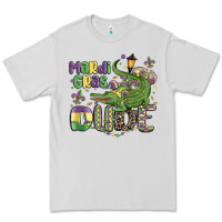 Dove Grey mardi gras dude alligator Premium Tee - MaliasSmallBusiness