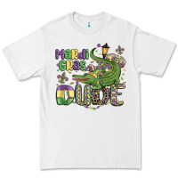 White mardi gras dude alligator Premium Tee - MaliasSmallBusiness
