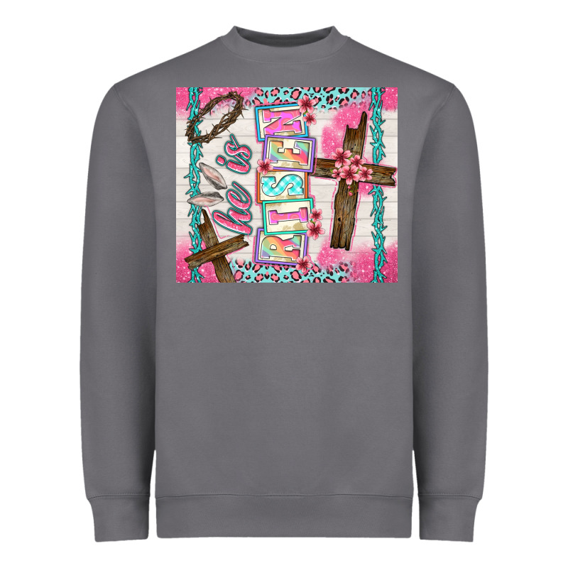 He Is Risen Heavyweight Sweatshirt by TumblerDesignByShophia | Teevron